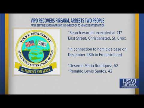 Police Recover Firearm, Arrest 2 People in St. Croix