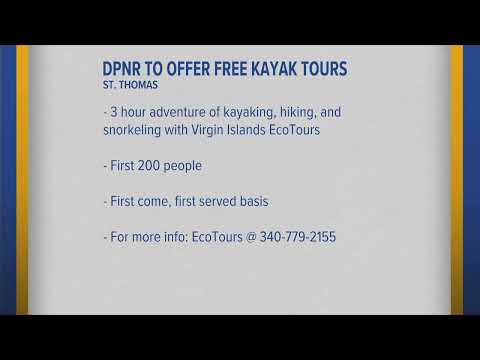 DPNR to Offer Free Kayak Tours on St. Thomas