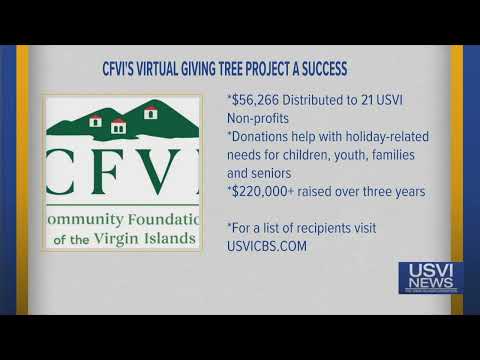 Community Foundation of the Virgin Island’s Virtual Giving Tree Project Considered Successful