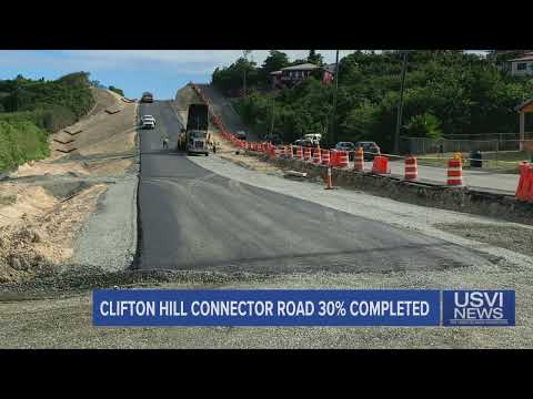 Clifton Hill Connector Road 30 Percent Completed