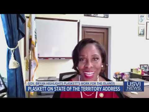 Plaskett Reacts to Gov. Bryan’s State of the Territory Address