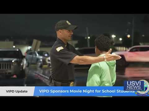 Police Department Sponsors Movie Night for School Students on St. Croix