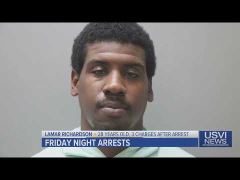 Police Make 2 Arrests Friday Night on St. Thomas