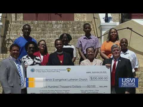 DPNR Presents $200K Grant to Frederik Evangelical Lutheran Church