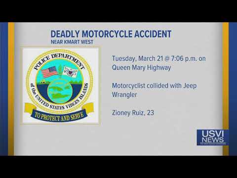 Man Killed in Motorcycle Accident on St. Croix