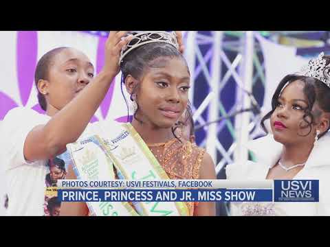 Prince, Princess and Jr. Miss Show for Carnival on St. Thomas