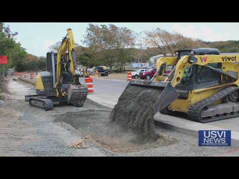 Crews Make Progress on Clifton Hill Connector Rd. Project on St. Coix