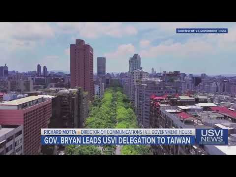 Gov. Bryan Leads USVI Delegation to Taiwan