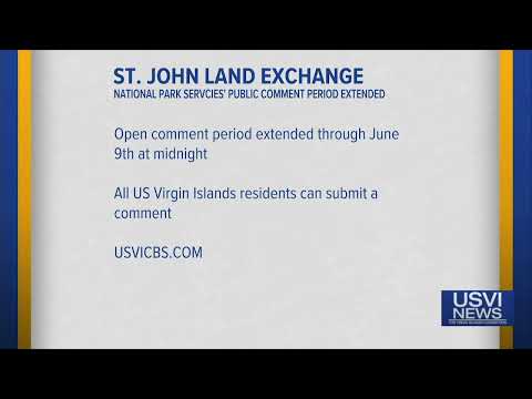 Public Comment Period Extended for St. John Land Exchange