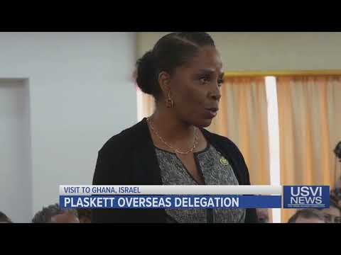 Plaskett Visits Israel, Ghana for Congressional Delegation Trip