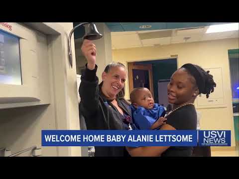 NICU Baby Welcomed Home on St. Thomas