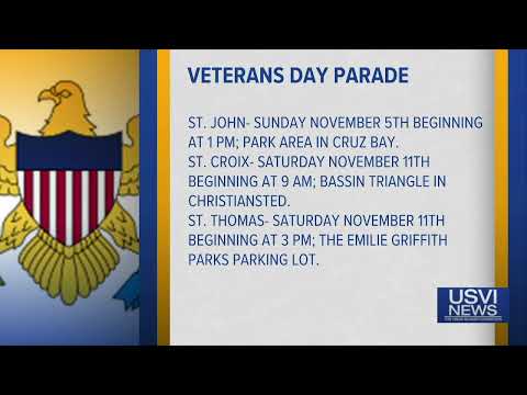 Veterans Day Parade, Ceremonies to be Hosted throughout Territory