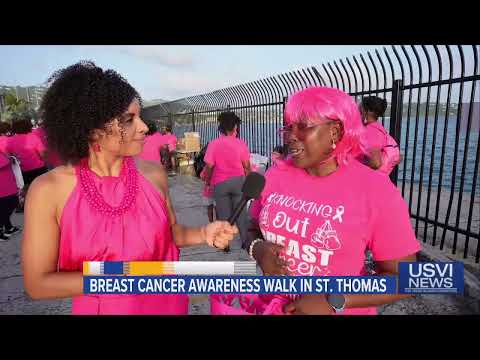 Breast Cancer Awareness Walk in St. Thomas