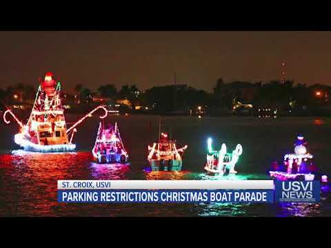 Parking Restrictions for Christmas Boat Parade in St. Croix