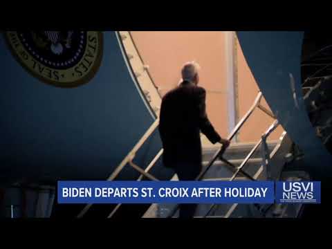 President Biden Departs St. Croix after Holiday