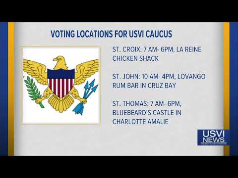 Voting Locations for USVI Caucus