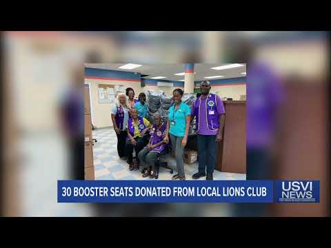 30 Booster Seats Donated from Local Lions Club