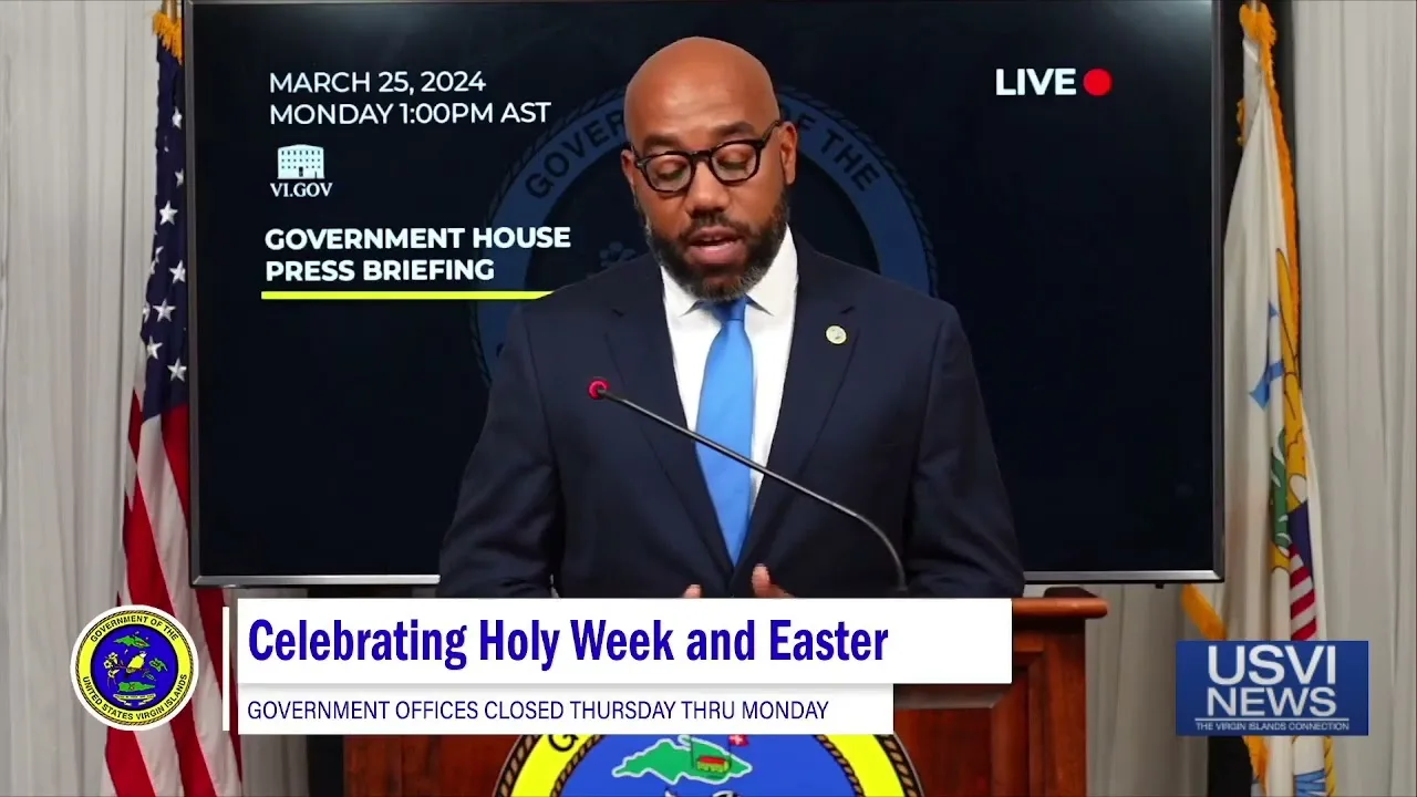 USVI Government on Holy Week, Easter