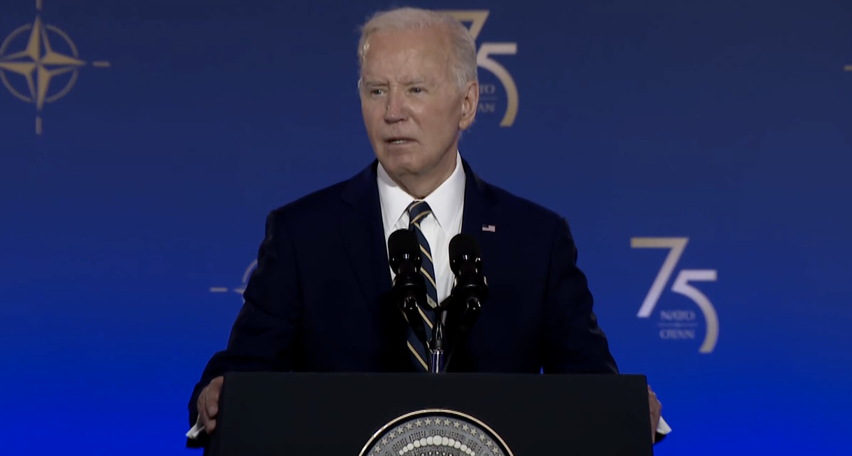 Biden Delivers NATO Speech as Questions Surrounding Reelection Chances Intensify