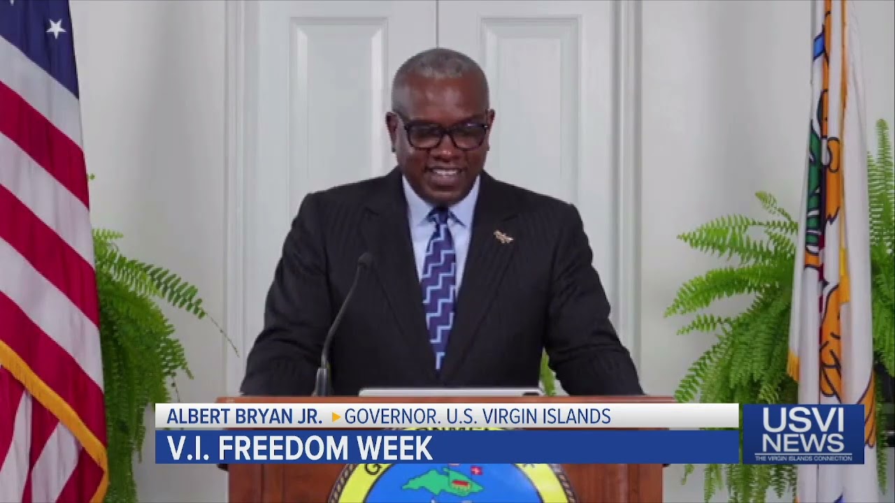 Gov. Bryan Declares June 26-July 3 V.I. Freedom Week
