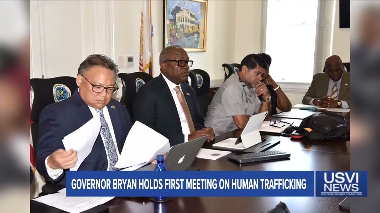 Gov. Bryan Holds First Meeting on Human Trafficking