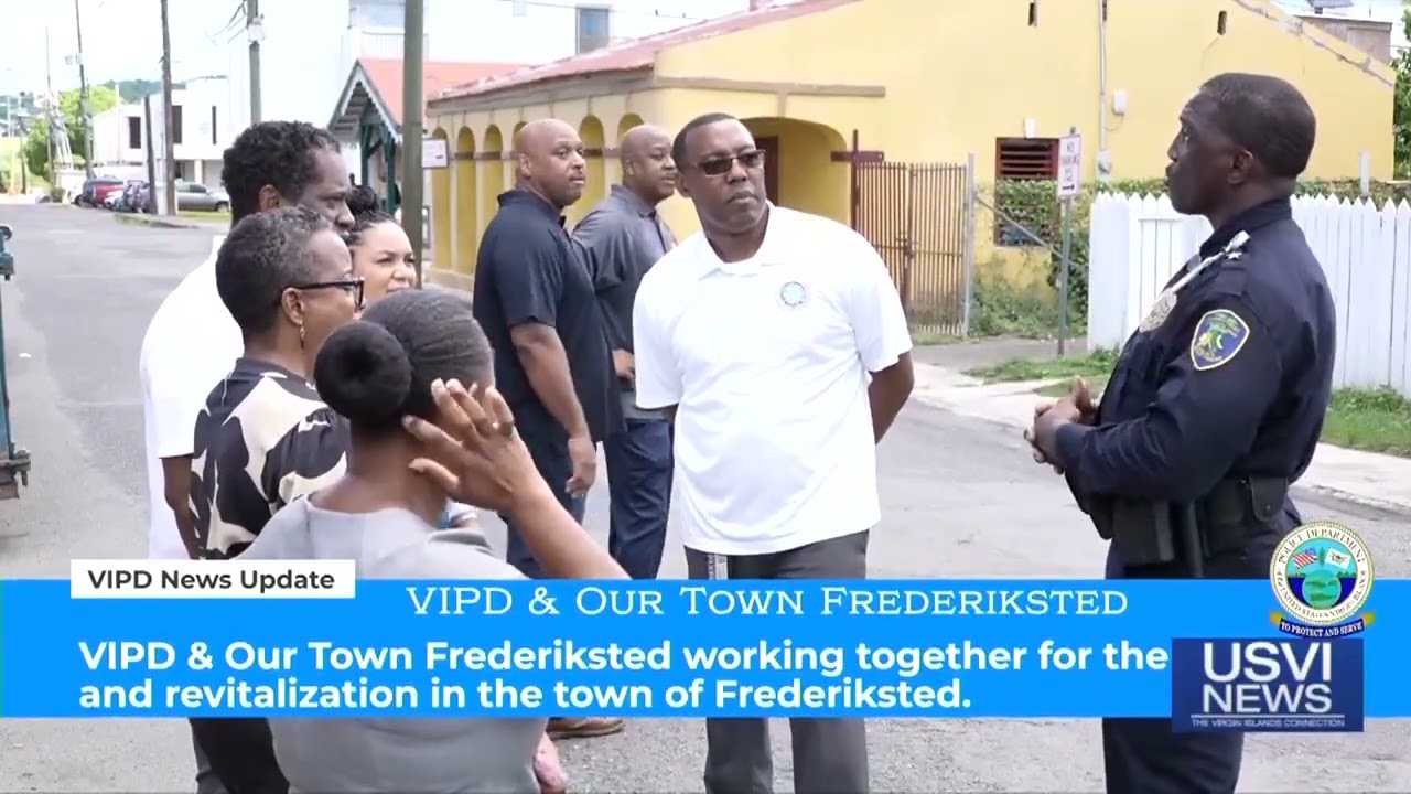 Police Department Gets Look at Revitalization in Frederiksted