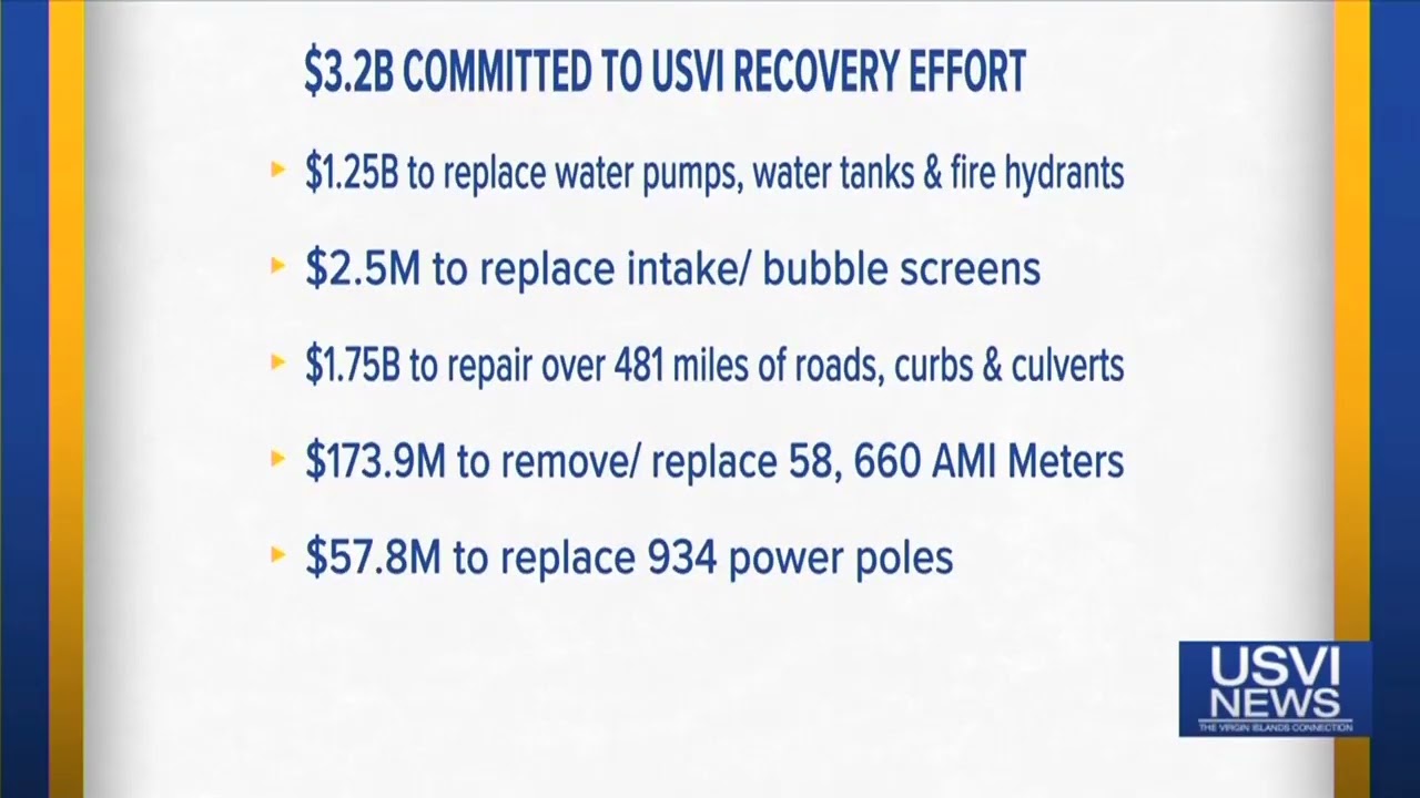 $3.2B Committed to USVI Recovery Effort