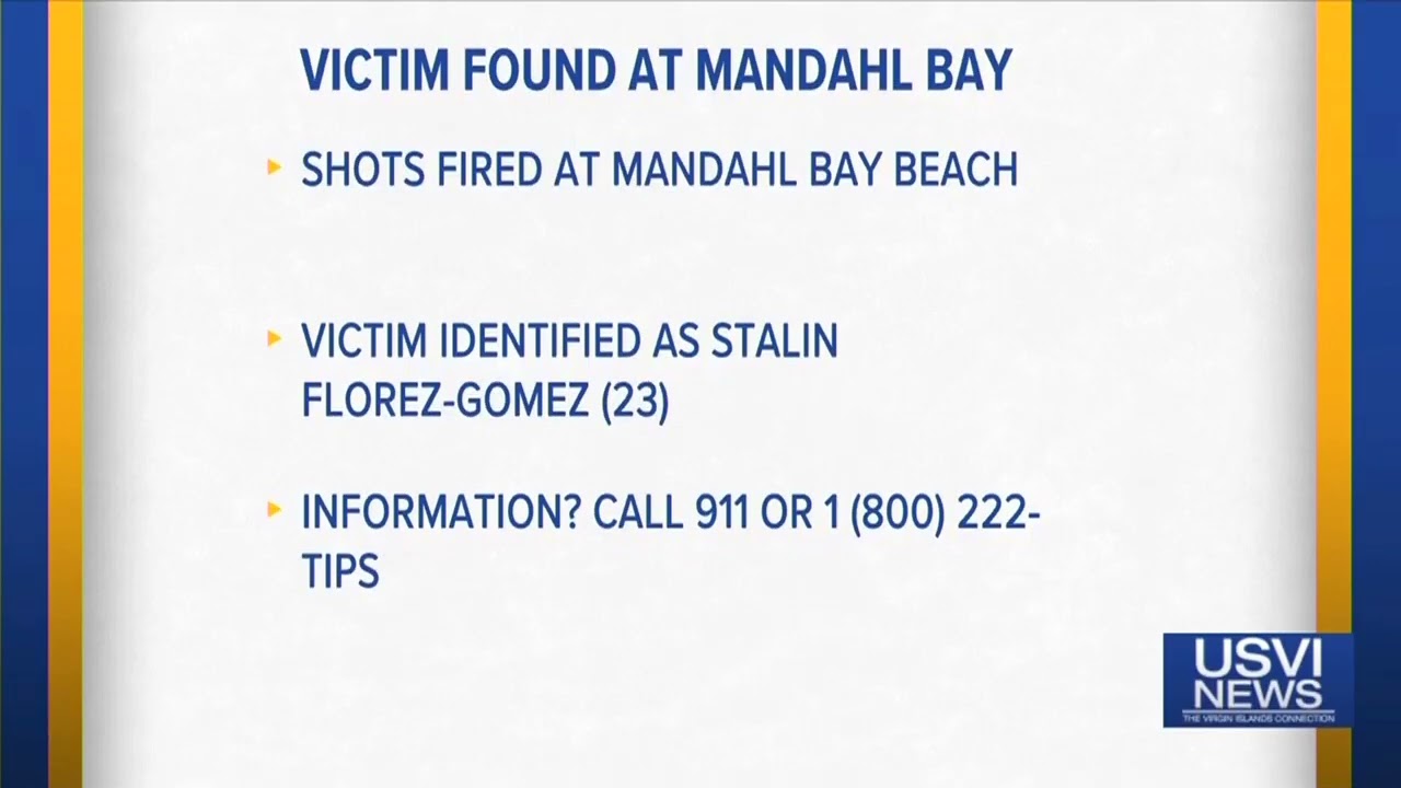 Police Investigate Murder at Mandahl Bay Beach