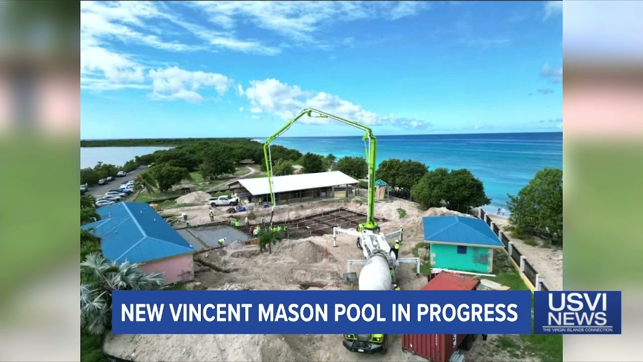 New Vincent Mason Pool in Progress