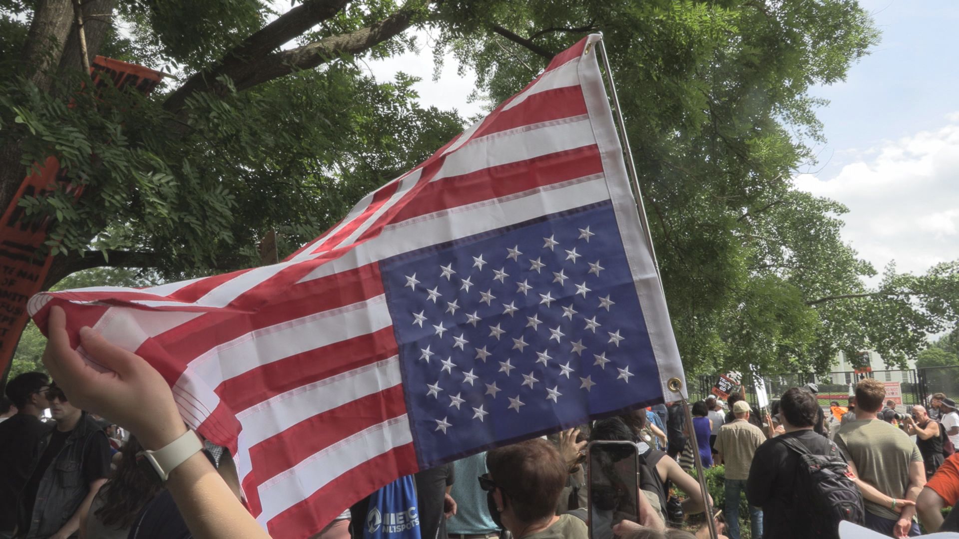As Trump Hosts Military Parade, People Hold Protests about his Policies