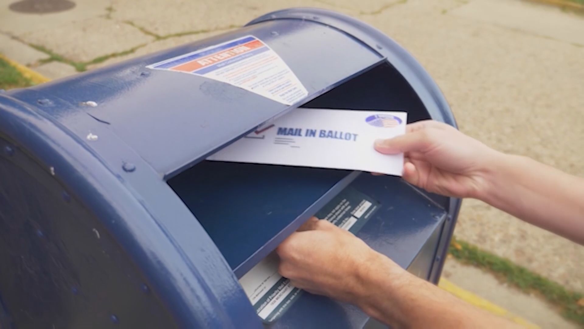 Trump Looks to Ban Mail-In Voting