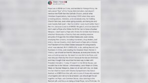 Trump v. Pope: Two Most Influential Americans at Odds over Iran