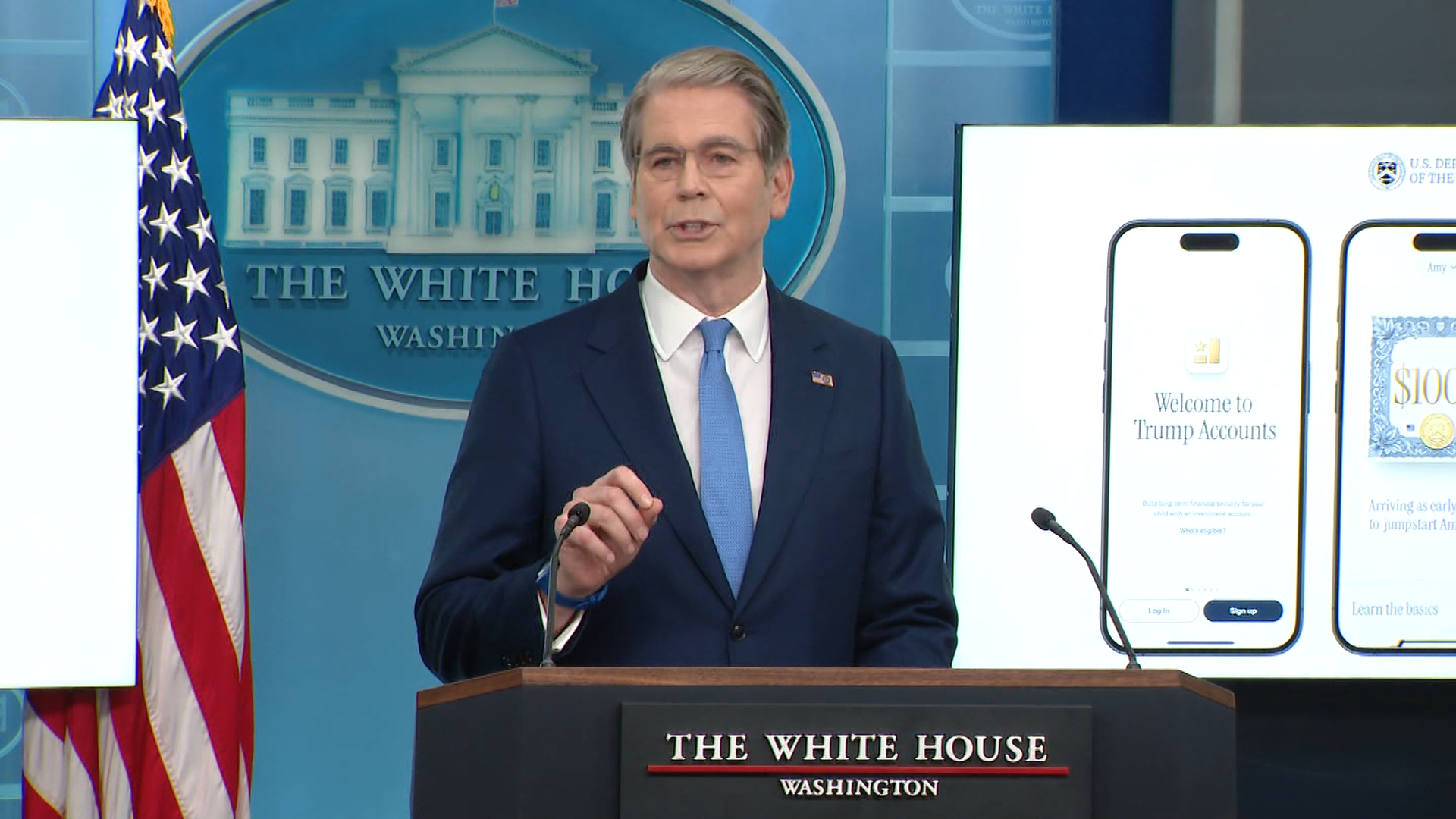 Treasury Secretary Scott Bessent Addresses Economy, Inflation and Iran During White House Briefing  
