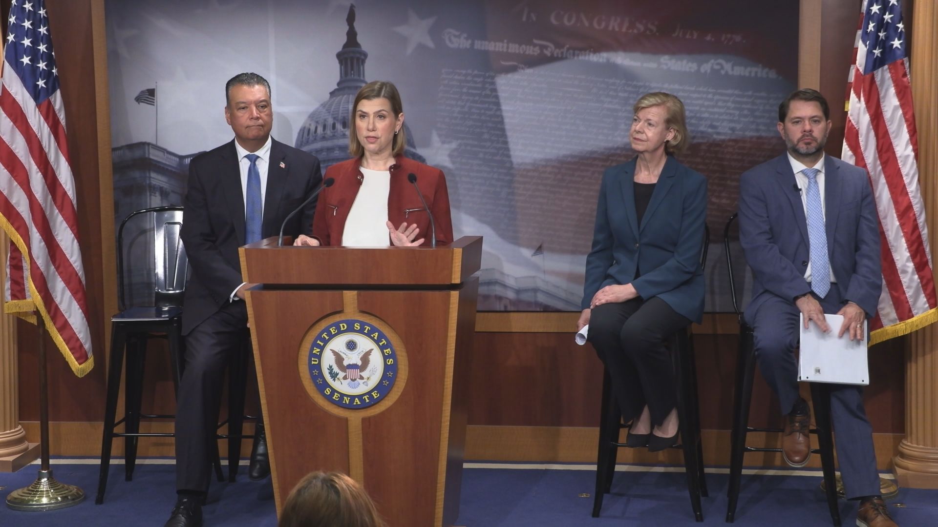 Slotkin, Senate Democrats Propose Legislation to Bar Presidents from Sending Armed Forces to Polling Sites Without Congressional Approval