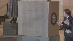 Congress Unveils Time Capsule which will be Sealed until 2276
