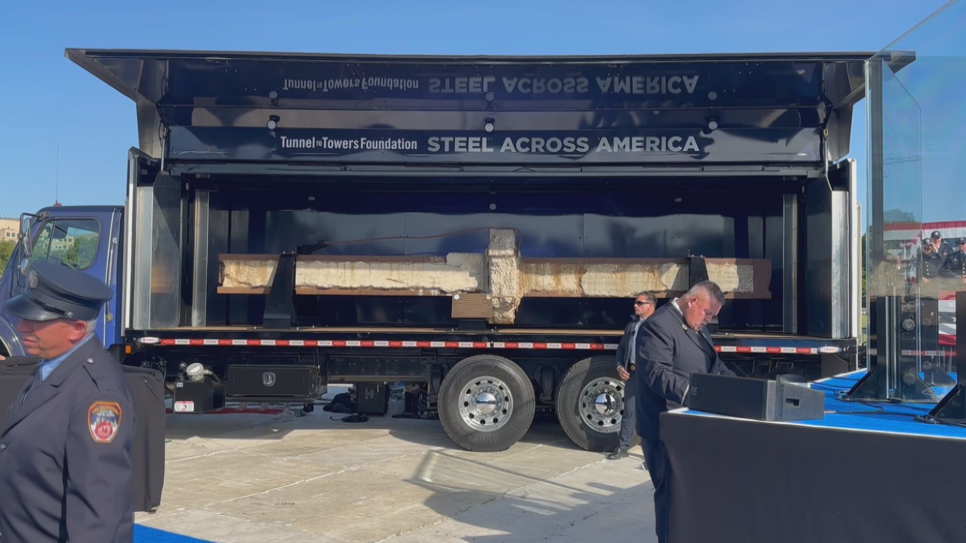 Steel Beam Recovered from World Trade Center Showcased in DC Tribute Event